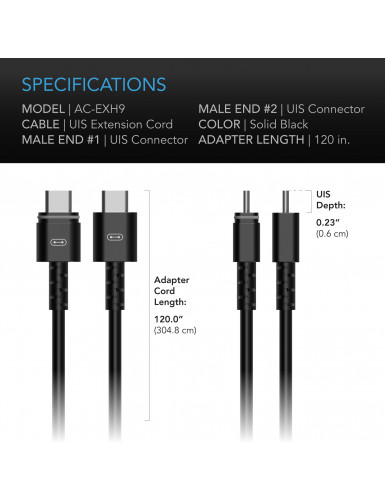 AC Infinity UIS Verlengkabel – Maximale Flexibiliteit voor je Smart Grow