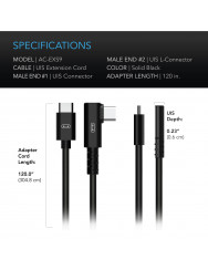 AC Infinity UIS Haakse Verlengkabel – Slimme Ruimtebesparing voor je groeiruimte