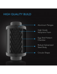 AC Infinity Pipe Silencer (15 cm) – Superieure Geluidsdemping voor je Kweekruimte