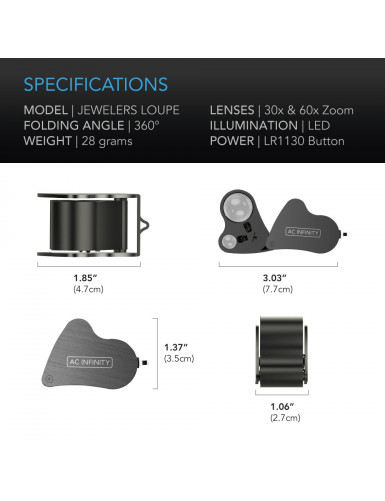 AC Infinity  – Dual-Lens Pocket Microscope