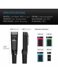 AC Infinity pH Meter PRO Kit – Laboratoriumprecisie voor de Serieuze Kweker