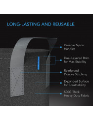 AC Infinity Stevige, herbruikbare stoffen potten, 19 liter, 5 stuks