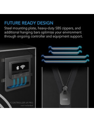 AC Infinity CLOUDLAB 733, Advance kweektent 90 x 90 x 180 cm, 2000D Diamond Mylar-stof