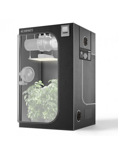 AC Infinity CLOUDLAB 844, Advance kweektent 120 x 120 x 200 cm, 2000D Diamond Mylar-stof AC Infinity CLOUDLAB 844, Advance kweektent 120 x 120 x 200 cm, 2000D Diamond Mylar-stof