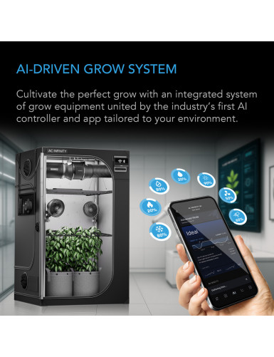 AC Infinity Geavanceerd kweektentsysteem PRO 120x120x200cm