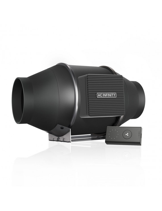 AC Infinity Cloudline Pro S4, stille inline ventilator met snelheidsregelaar, 100 mm