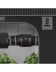 AC Infinity Cloudline Pro S10, stille inline ventilator met snelheidsregelaar, 250 mm