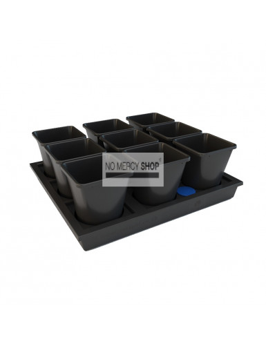 AutoPot Auto9 Tray System kweeksysteem met 9 stuks 25L potten