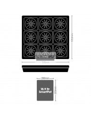 AutoPot Auto9 Smartpot Tray System kweeksysteem met 9 Smartpot potten