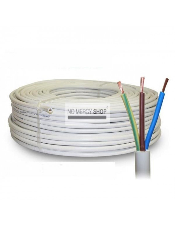 VMVL cable white  3 x 1.5 mm² per meter