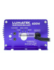 Lumatek 600W 240V dimbare & regelbare digitale ballast