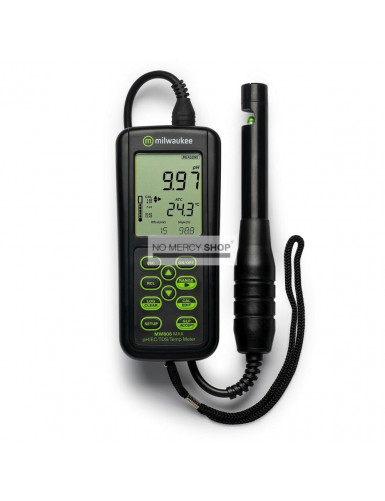 Milwaukee MW806 Max 4-in-1 Combi Meter / Datalogger met USB (pH/EC/TDS/Temp)