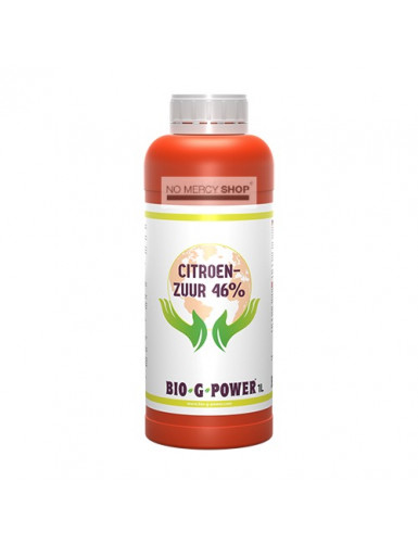 Bio G Power Citric Acid 46%(Citroenzuur) 1 liter