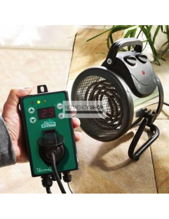 BIOGreen electric fan heater Palma 2kW including thermostat