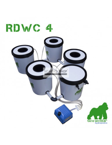 Growrilla Hydroponic system RDWC 4