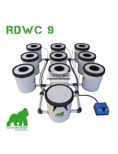 Growrilla Hydroponic system RDWC 9