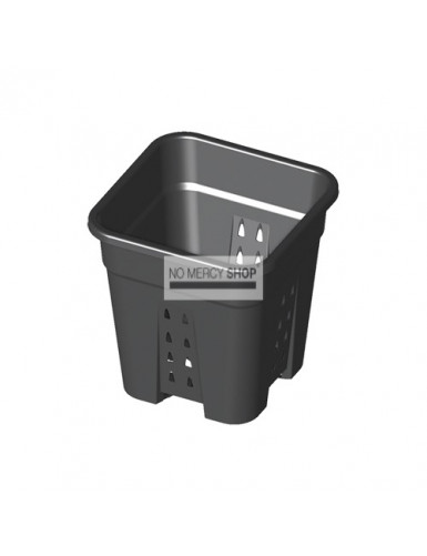Vierkante pot 7 liter met gaatjes 20X20X25cm