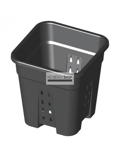 Vierkante pot 18 liter met gaatjes 30.5X30.5X31cm