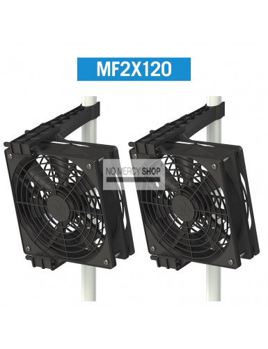 Secret Jardin MF2X120 Monkey Fan 24V Duopack